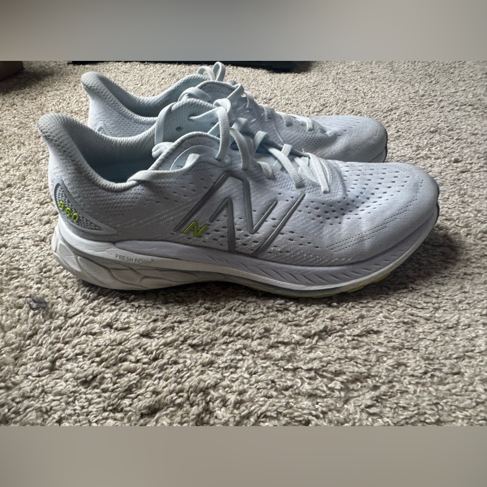 New Balance Light Gray Athletic Sneakers
